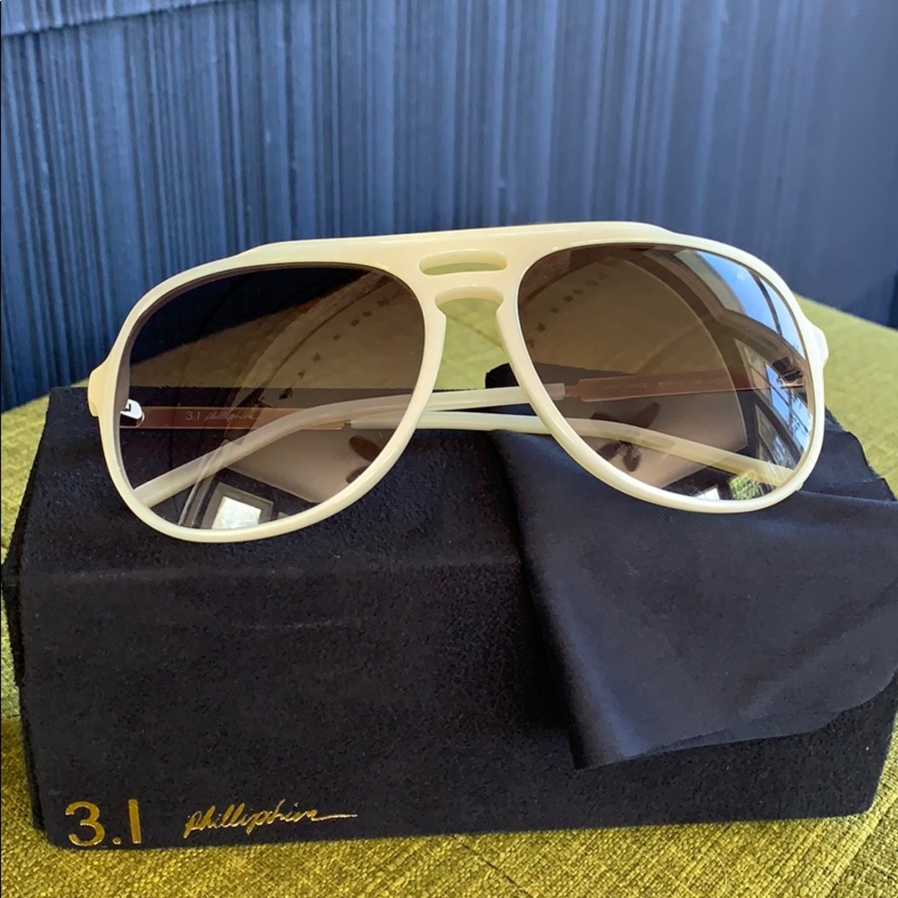 3.1 Phillip Lim Mod Lance aviator sunglasses